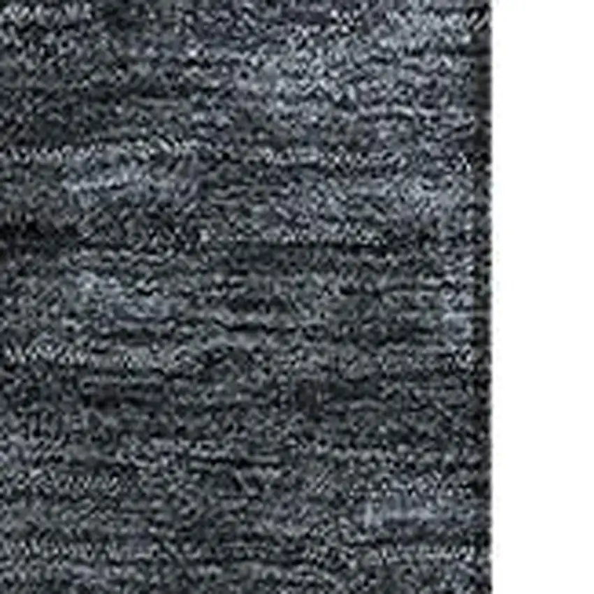 Gray And Silver Abstract Washable Area Rug With UV Protection Photo 2