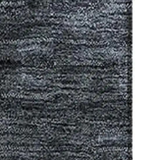 Gray And Silver Abstract Washable Area Rug With UV Protection Photo 2