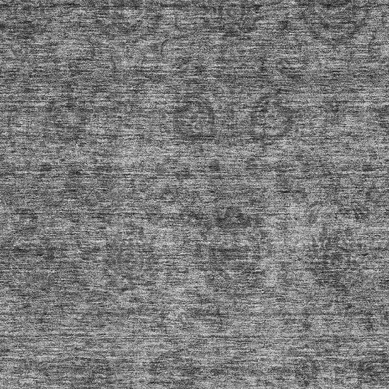 Gray And Silver Abstract Washable Area Rug With UV Protection Photo 2