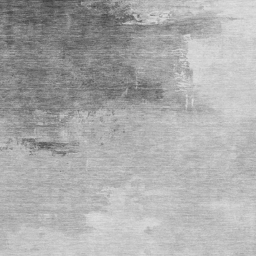 Gray And Silver Abstract Washable Area Rug With UV Protection Photo 2