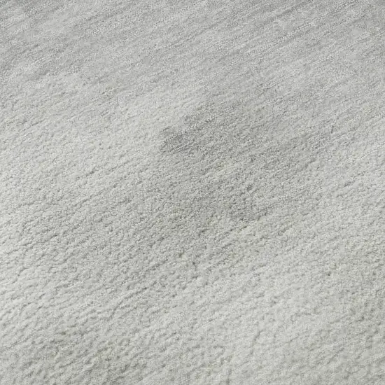 Gray And Silver Abstract Washable Area Rug With UV Protection Photo 9