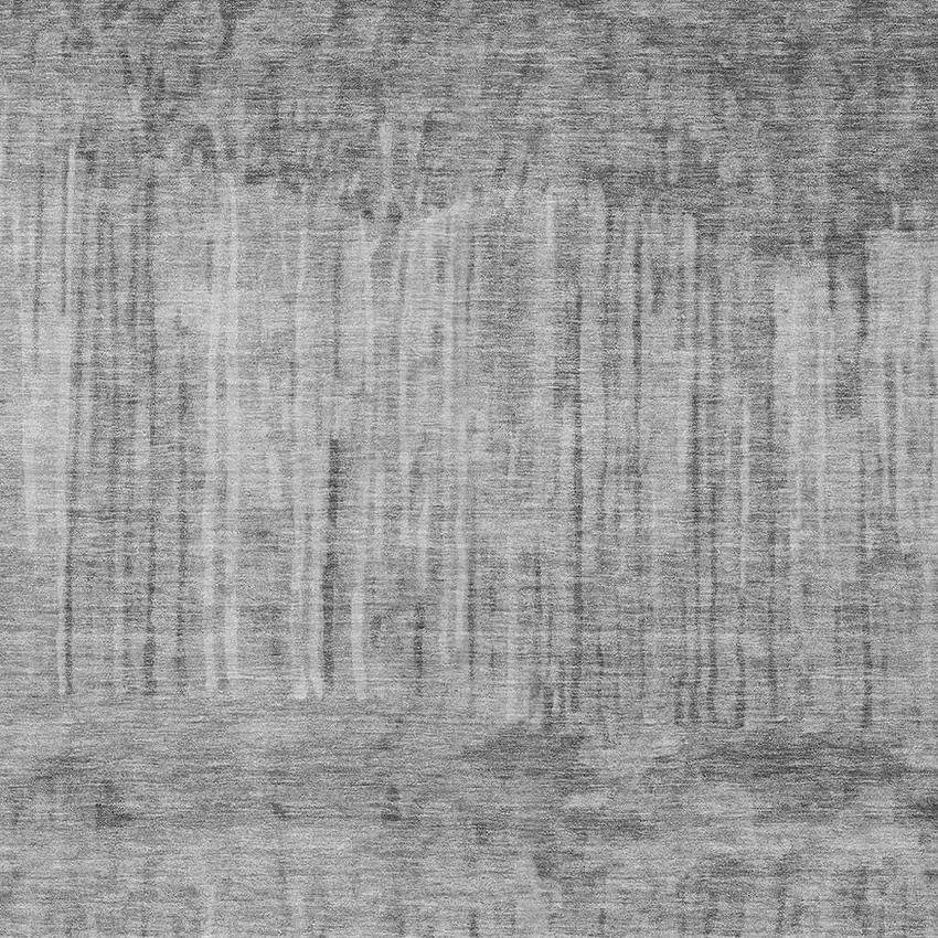 Gray And Silver Abstract Washable Indoor Outdoor Area Rug Photo 2