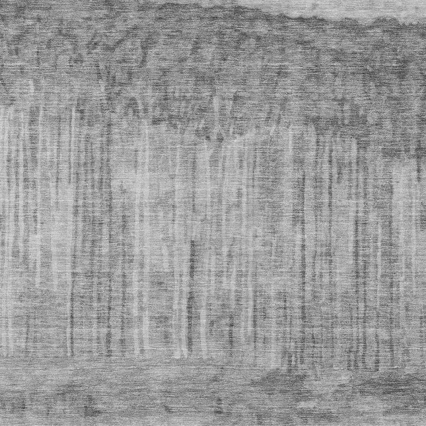 Gray And Silver Abstract Washable Indoor Outdoor Area Rug Photo 2