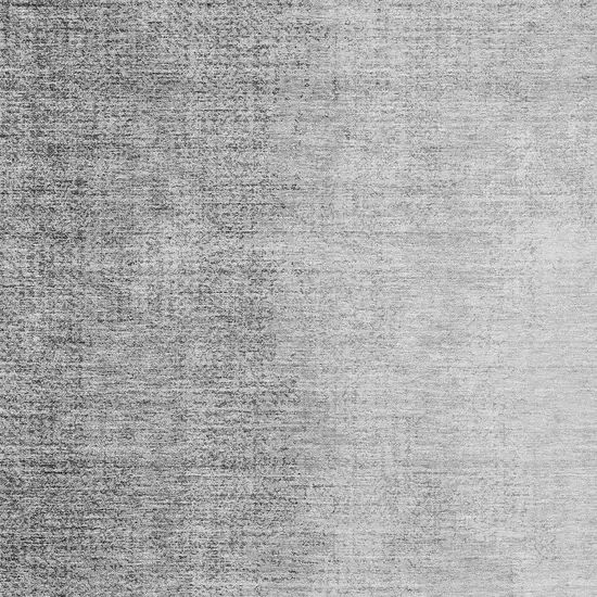Gray And Silver Abstract Washable Indoor Outdoor Area Rug Photo 6