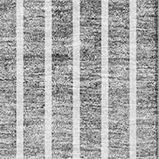 Gray And Silver Geometric Washable Area Rug With UV Protection Photo 4