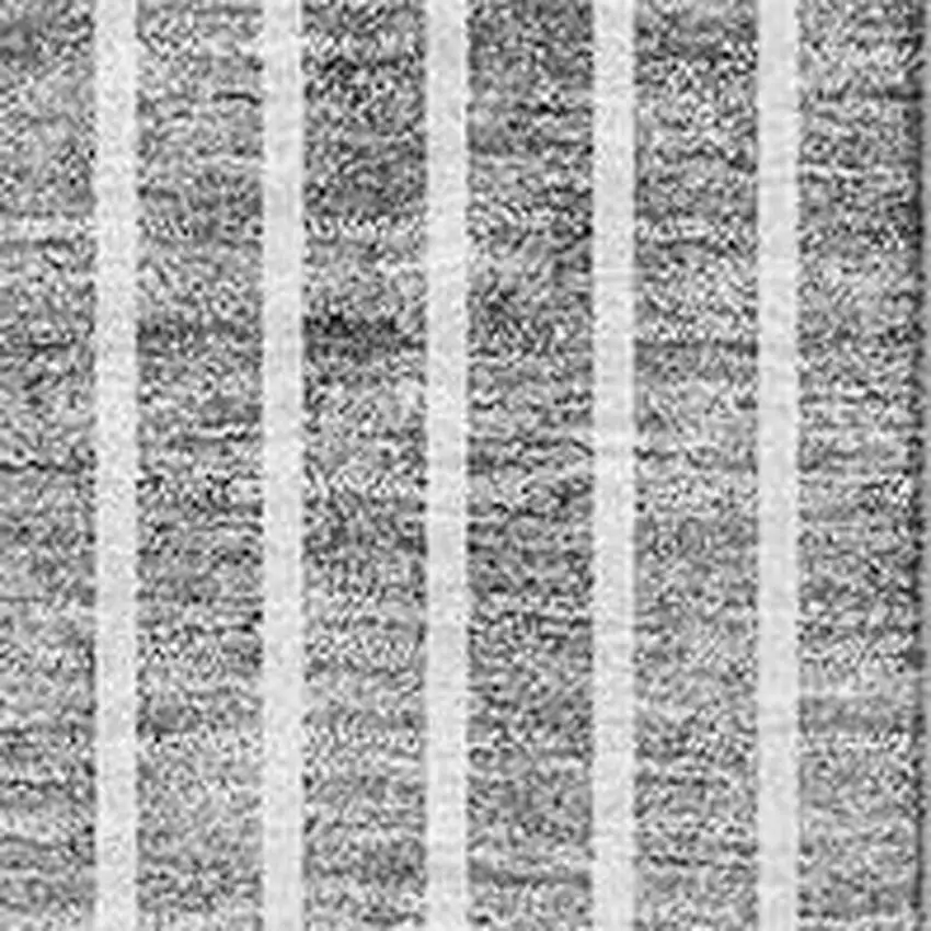 Gray And Silver Geometric Washable Area Rug With UV Protection Photo 4