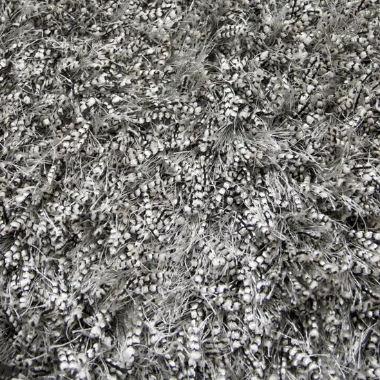 Gray And Silver Hand Tufted Area Rug Photo 4