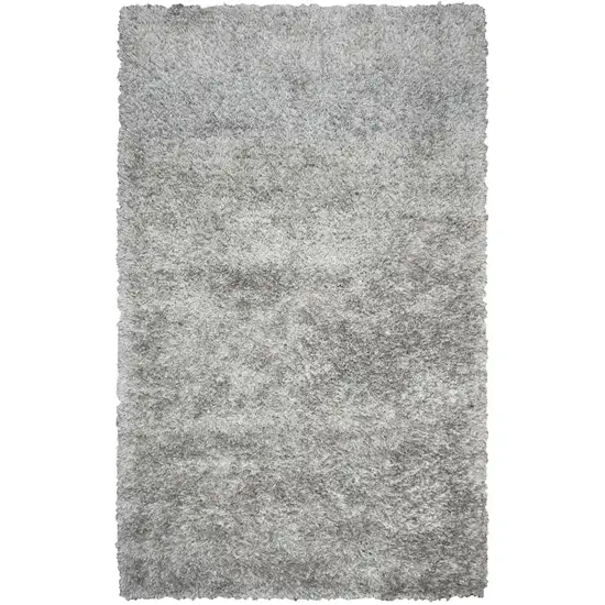Gray And Silver Hand Tufted Area Rug Photo 2