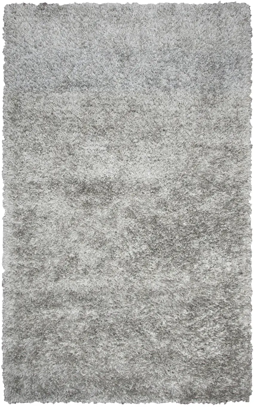 Gray And Silver Hand Tufted Area Rug Photo 2