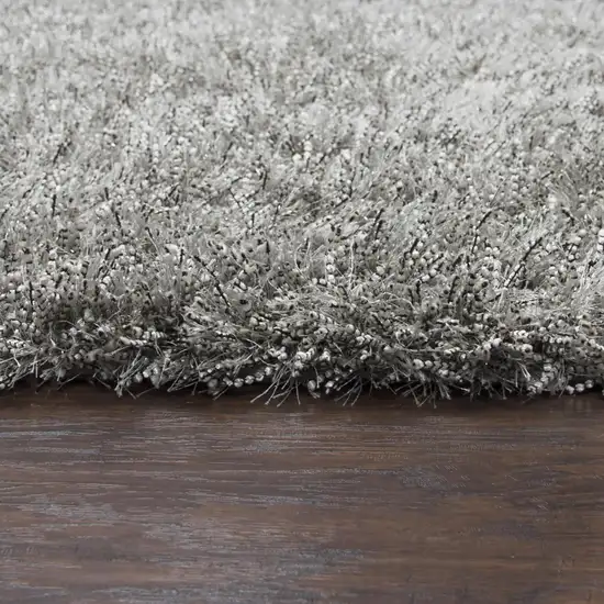 Gray And Silver Hand Tufted Area Rug Photo 1