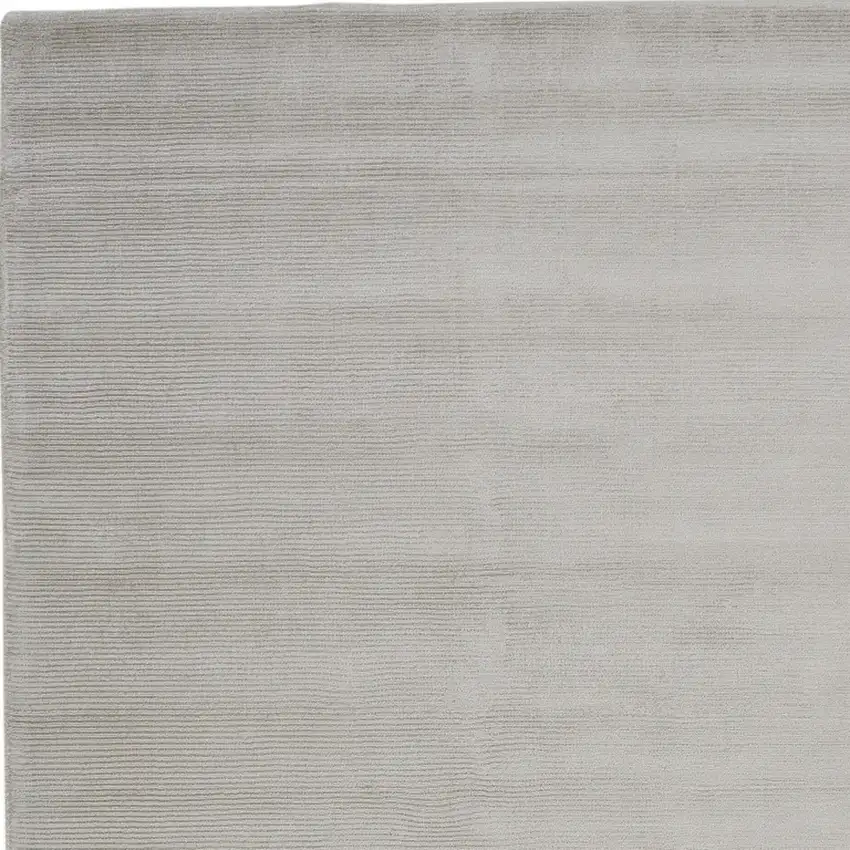Gray And Silver Hand Woven Area Rug Photo 3