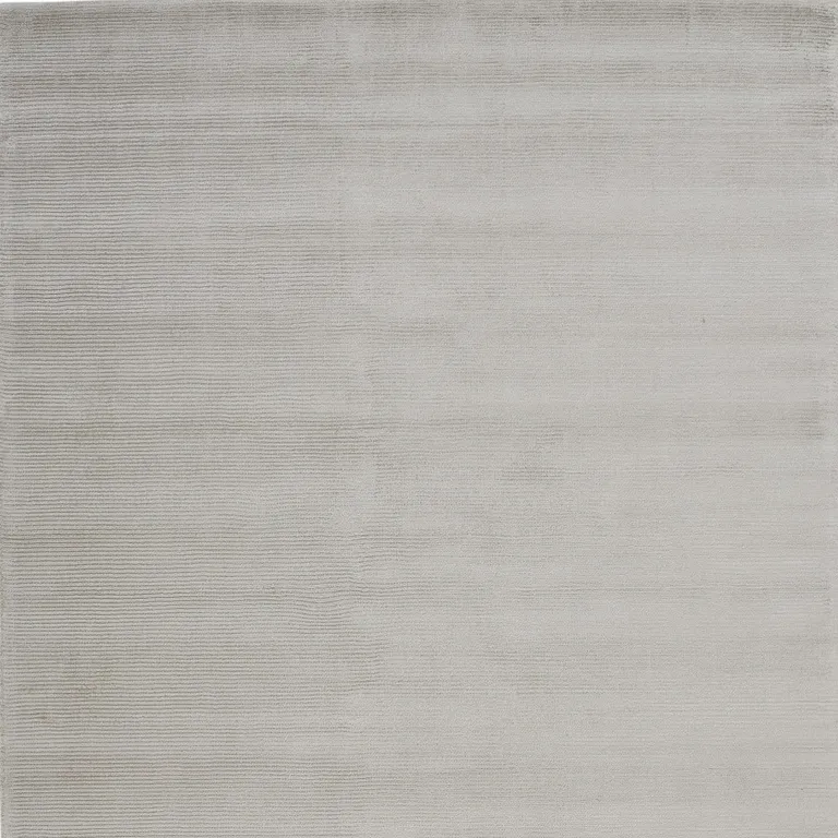 Gray And Silver Hand Woven Area Rug Photo 5