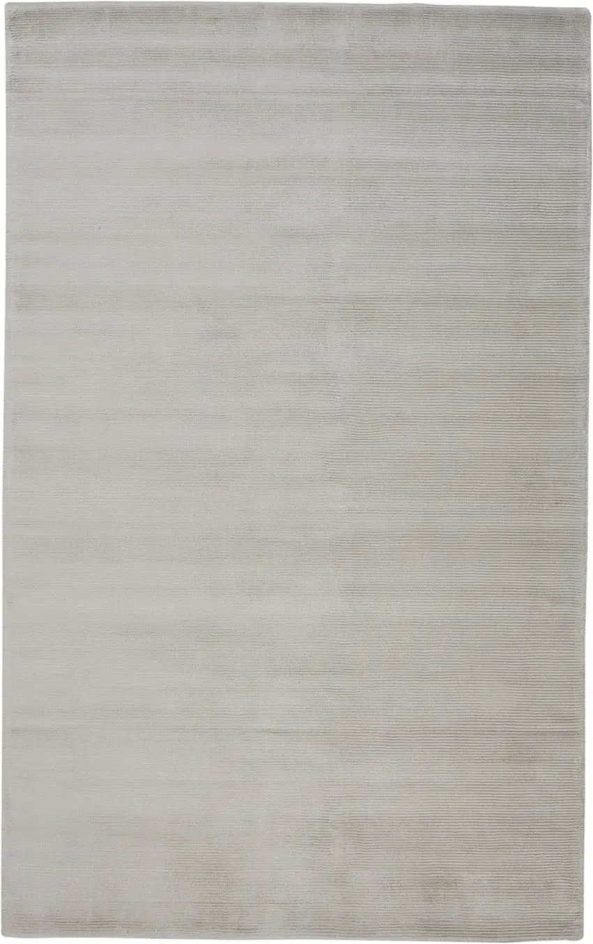 Gray And Silver Hand Woven Area Rug Photo 4