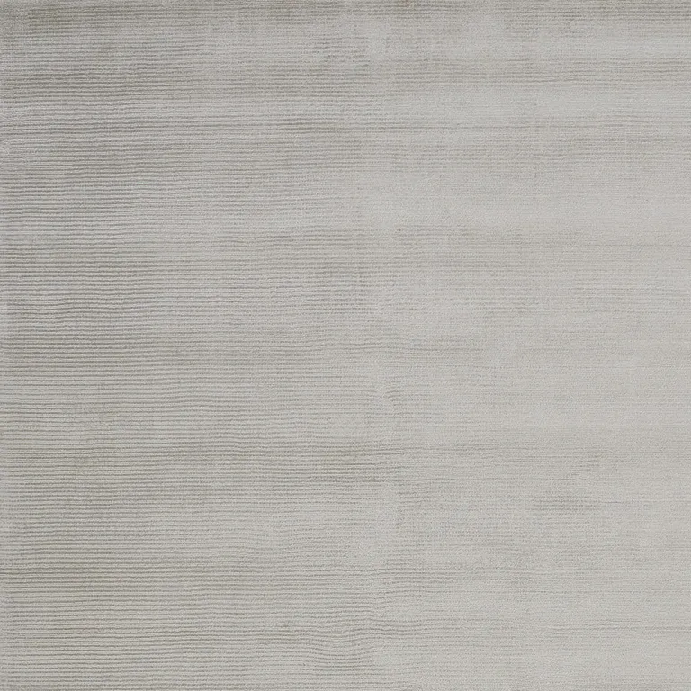 Gray And Silver Hand Woven Area Rug Photo 5