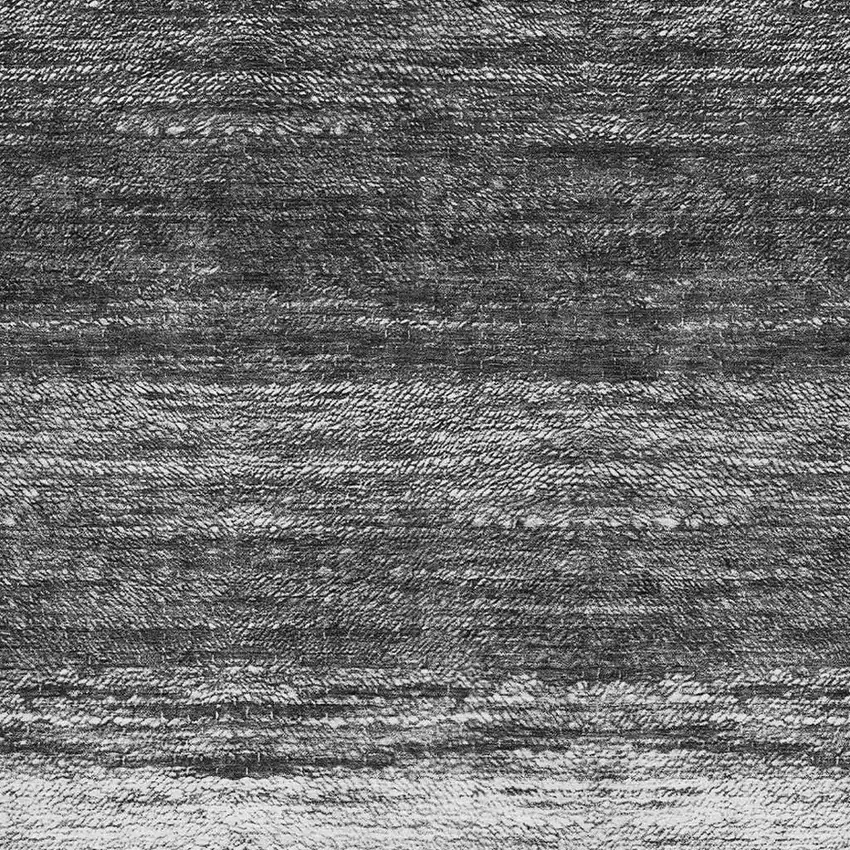 Gray And Silver Ombre Washable Area Rug With UV Protection Photo 3