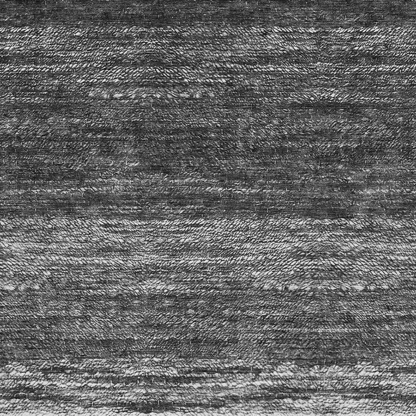 Gray And Silver Ombre Washable Area Rug With UV Protection Photo 3