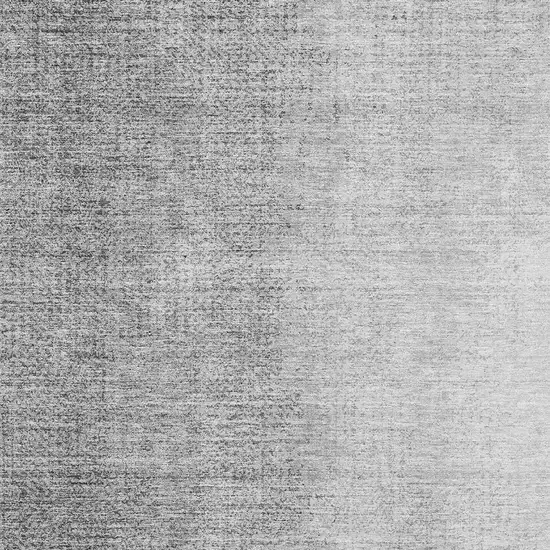 Gray And Silver Ombre Washable Area Rug With UV Protection Photo 3