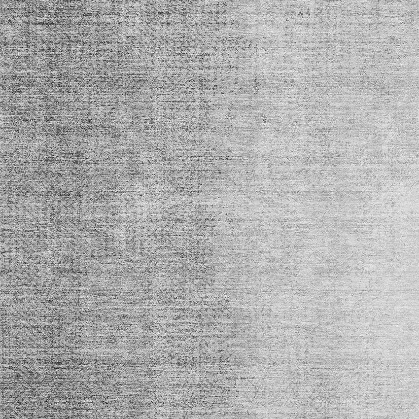 Gray And Silver Ombre Washable Area Rug With UV Protection Photo 3