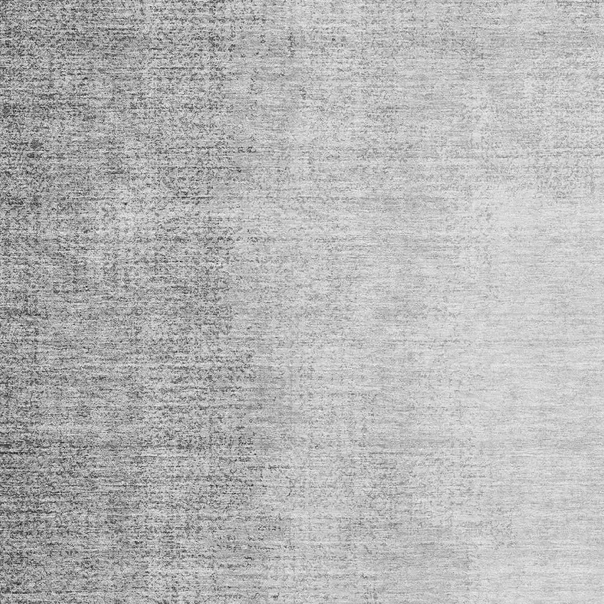 Gray And Silver Ombre Washable Area Rug With UV Protection Photo 3