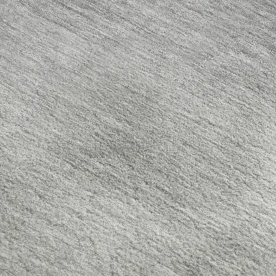 Gray And Silver Ombre Washable Area Rug With UV Protection Photo 2