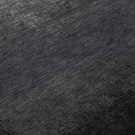 Gray And Silver Ombre Washable Indoor Outdoor Area Rug Photo 8