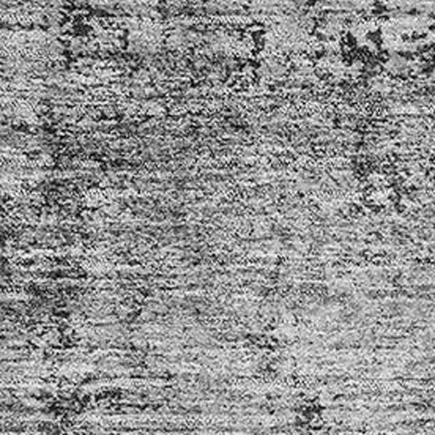 Gray And Silver Oriental Washable Area Rug With UV Protection Photo 3