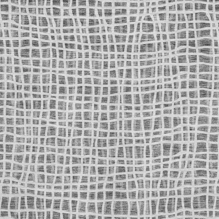 Gray And Silver Striped Washable Area Rug With UV Protection Photo 3