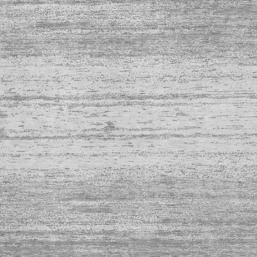 Gray And Silver Striped Washable Area Rug With UV Protection Photo 3