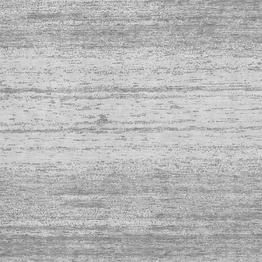 Gray And Silver Striped Washable Area Rug With UV Protection Photo 3