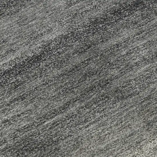 Gray And Silver Striped Washable Area Rug With UV Protection Photo 9