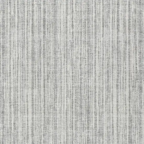 Gray And Silver Striped Washable Indoor Outdoor Area Rug Photo 4