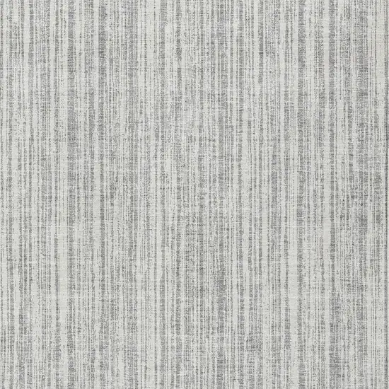 Gray And Silver Striped Washable Indoor Outdoor Area Rug Photo 4