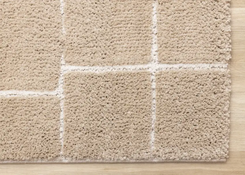 Gray And Taupe Geometric Area Rug Photo 9