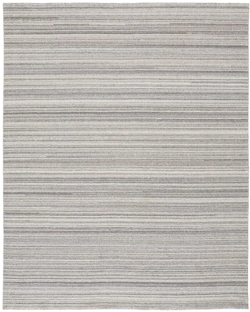 Gray And Taupe Wool Hand Woven Stain Resistant Area Rug Photo 1