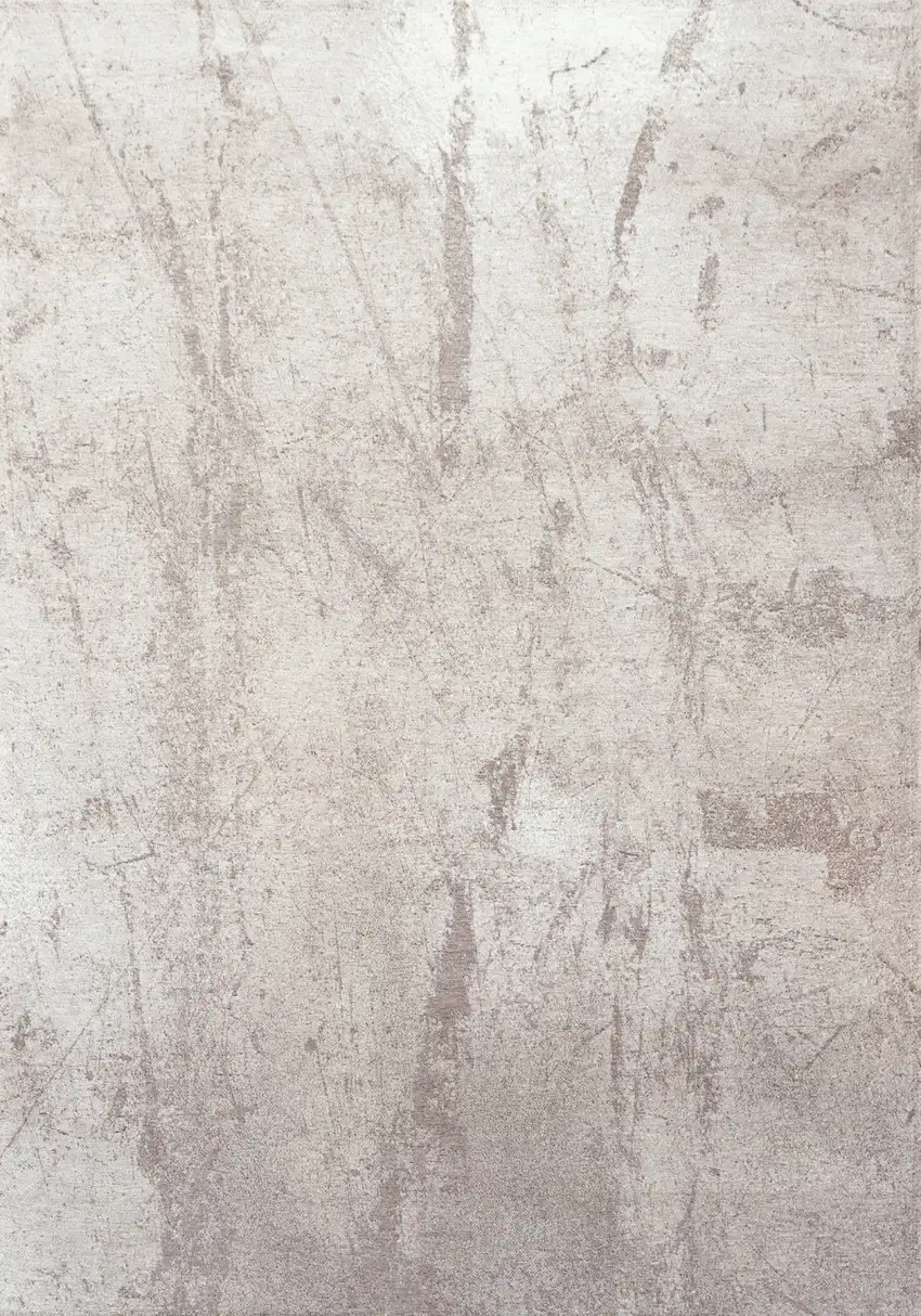 Gray And White Abstract Washable Area Rug With UV Protection Photo 2