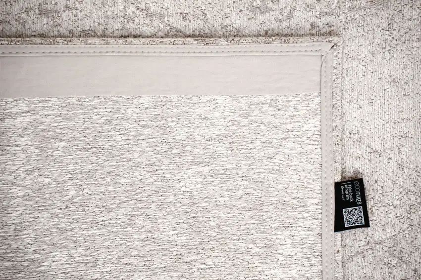 Gray And White Abstract Washable Area Rug With UV Protection Photo 5