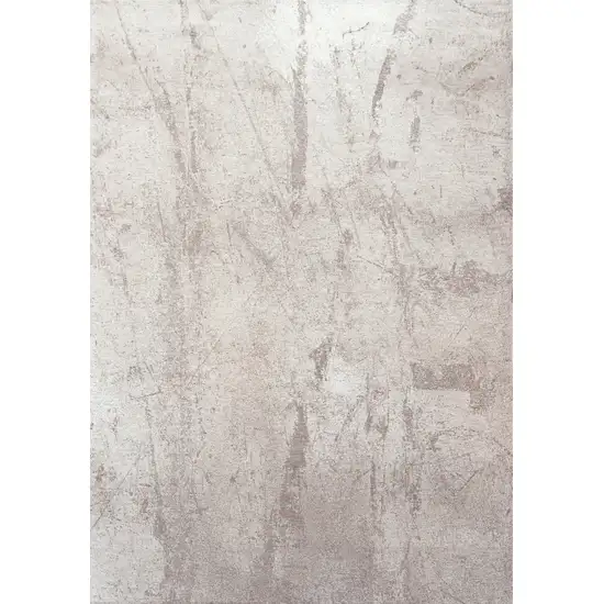 Gray And White Abstract Washable Area Rug With UV Protection Photo 2