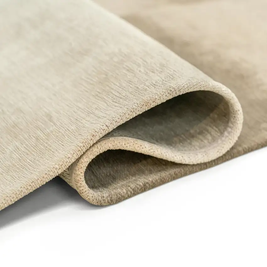 Gray And White Abstract Washable Area Rug With UV Protection Photo 7