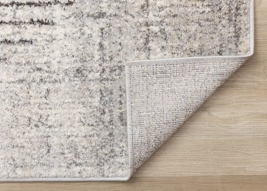 Gray And White Geometric Area Rug Photo 8