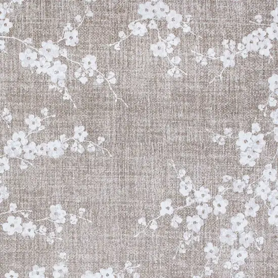 Gray And White Oriental ,Washable, Area Rug Photo 3