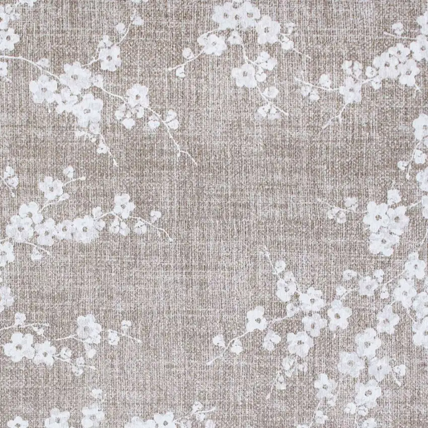 Gray And White Oriental ,Washable, Area Rug Photo 3