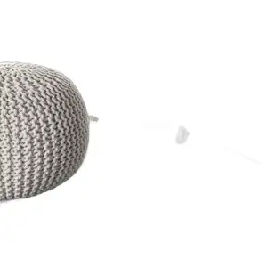 Photo of Gray Area Rug With Fringe