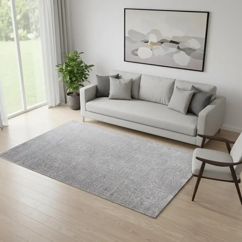 Gray Area Rug Photo 2