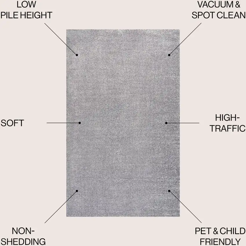 Gray Area Rug Photo 8