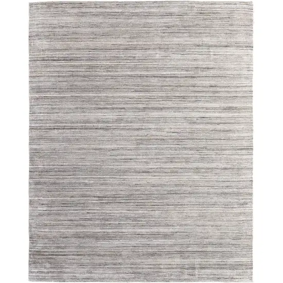 Gray Black And Brown Handmade Indoor Outdoor Area Rug Photo 5