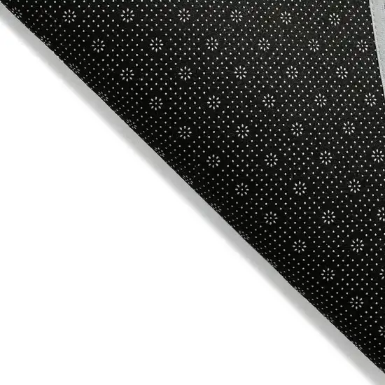 Gray Black And Ivory Plaid Washable Indoor Outdoor Area Rug Photo 1