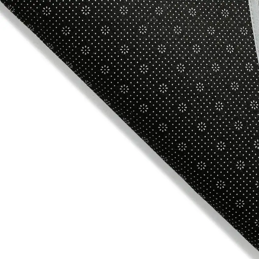 Gray Black And Ivory Plaid Washable Indoor Outdoor Area Rug Photo 1