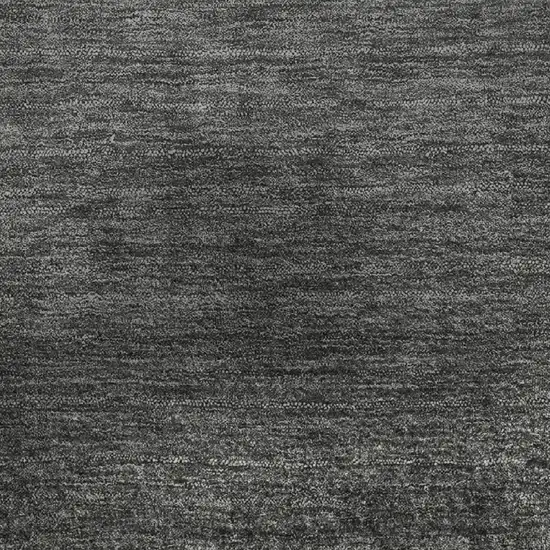 Gray Black And Silver Ombre Washable Area Rug With UV Protection Photo 4