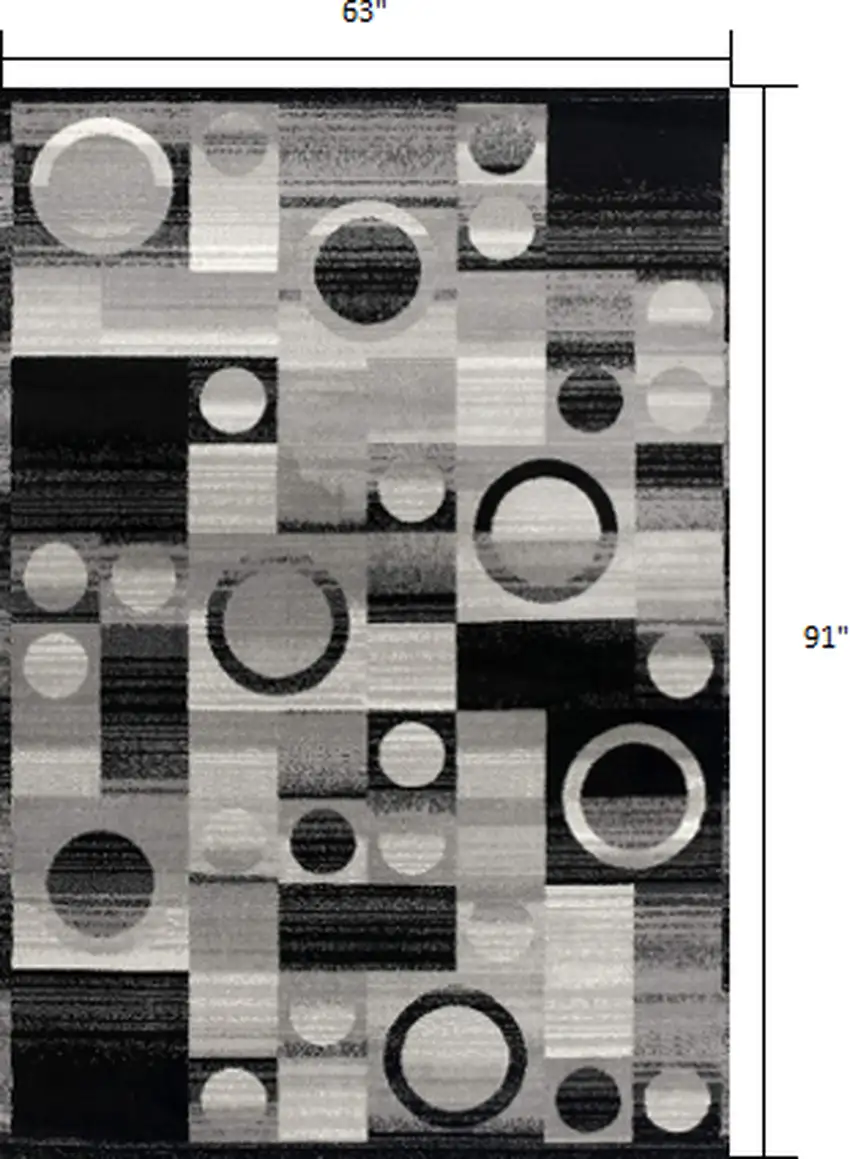 Gray Abstract Dhurrie Area Rug Photo 3