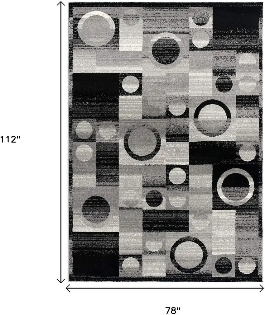 Gray Abstract Dhurrie Area Rug Photo 7